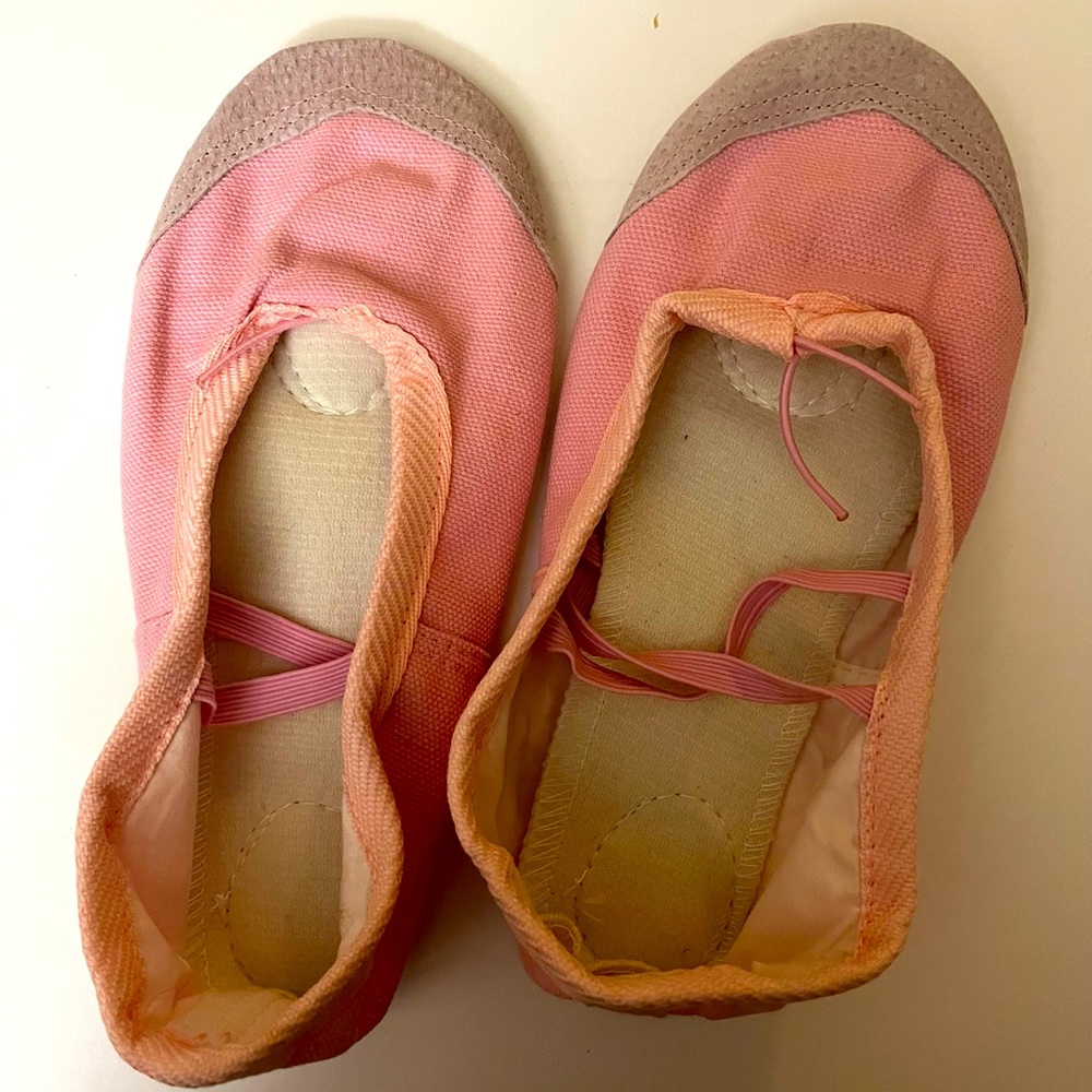 Pink ballet shoes